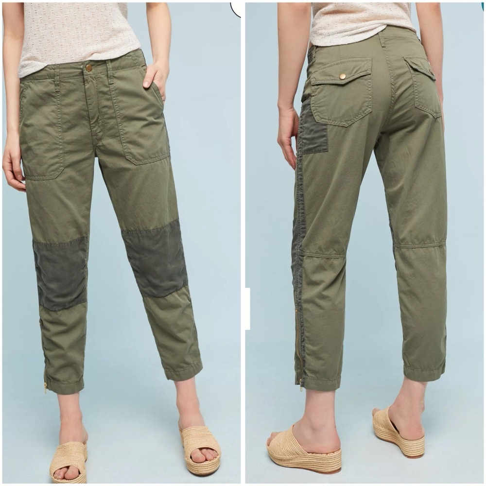 Olive Green Women's Cargo Pants